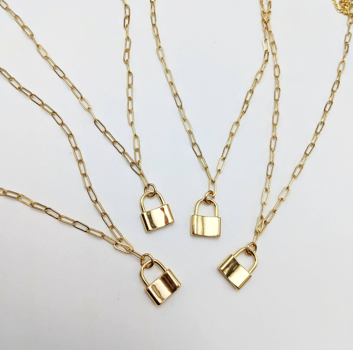 Dainty Lock Necklace - Mercantile213