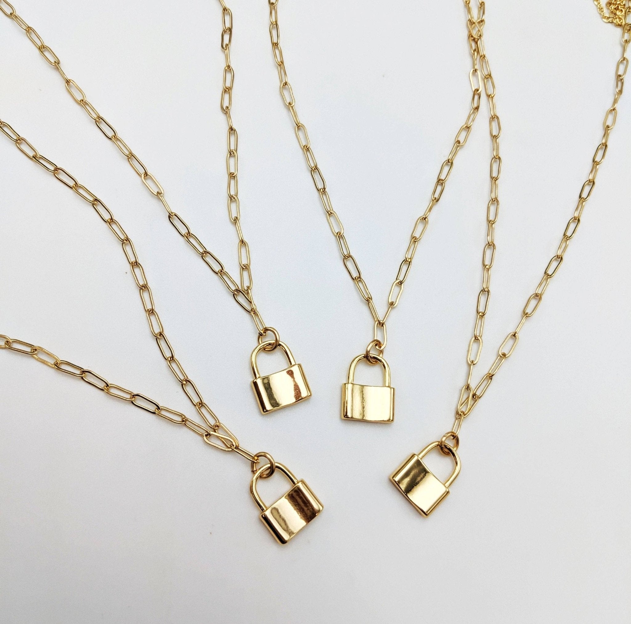 Dainty Lock Necklace - Mercantile213