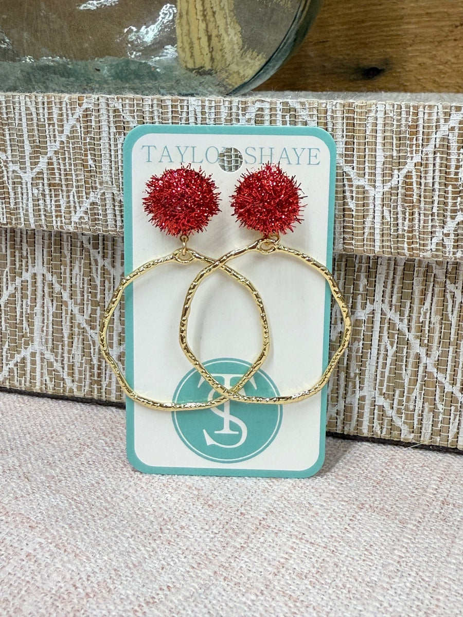 Darla Hoops: Red / Round - Mercantile213
