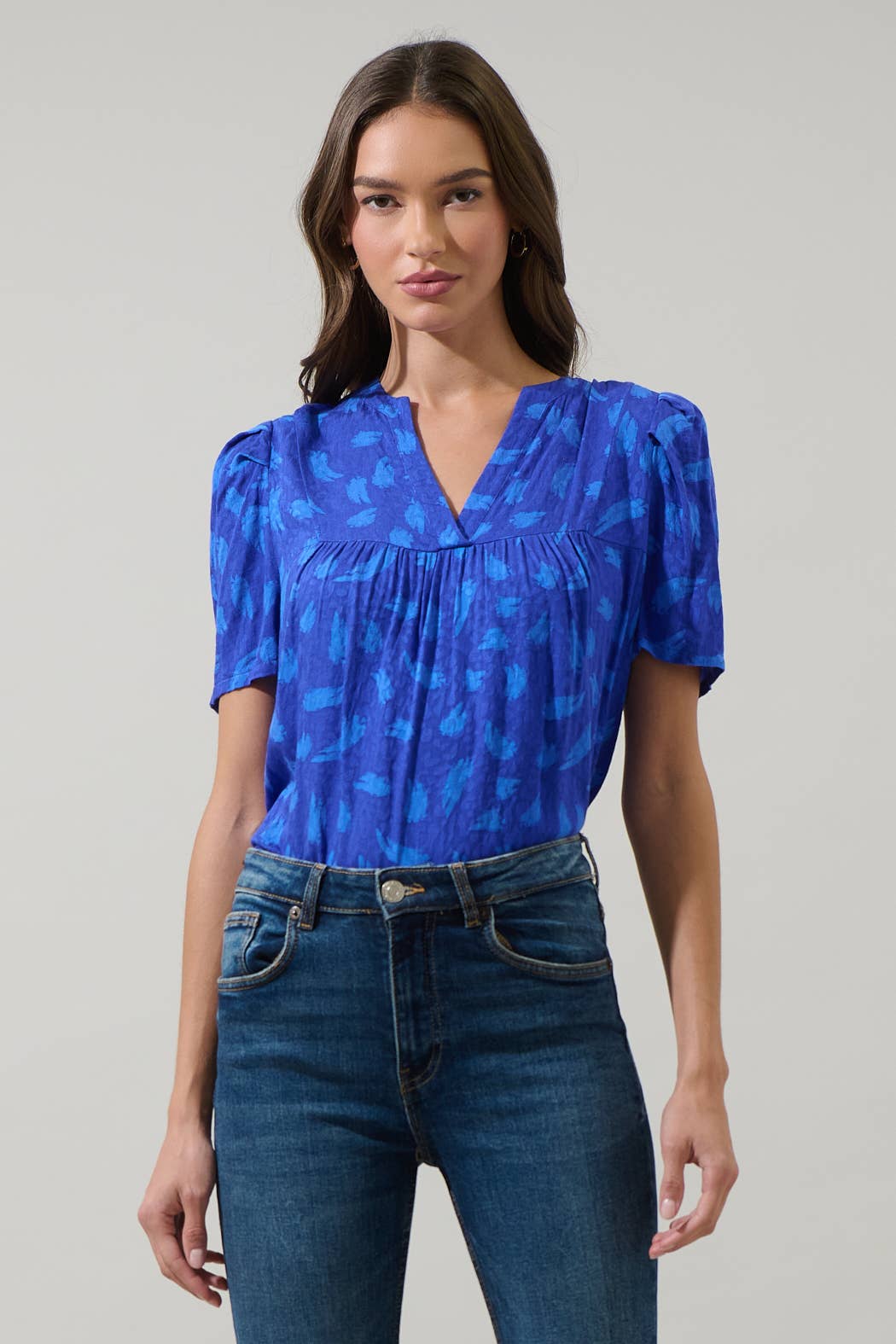 Darya Split Neck Top - Mercantile213