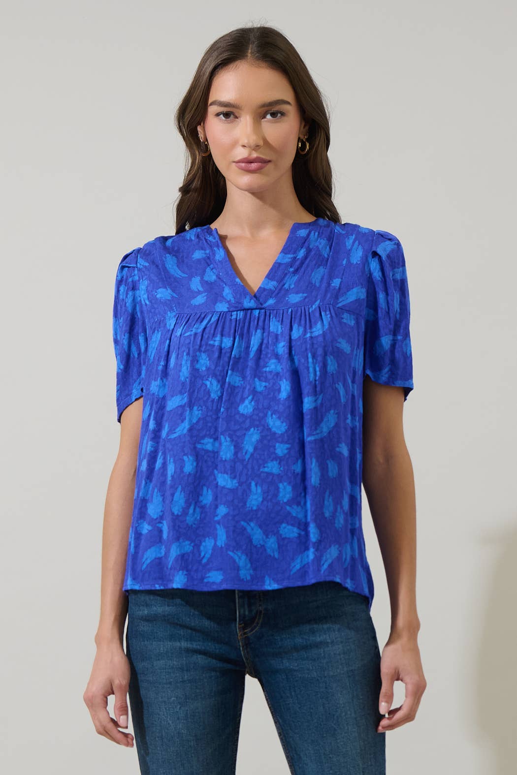 Darya Split Neck Top - Mercantile213