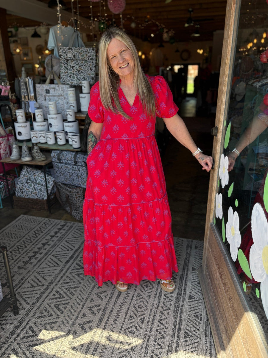 Delmas Floral Maxi Dress - Mercantile213