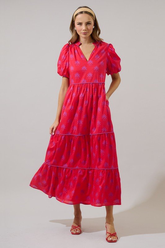 Delmas Floral Maxi Dress - Mercantile213