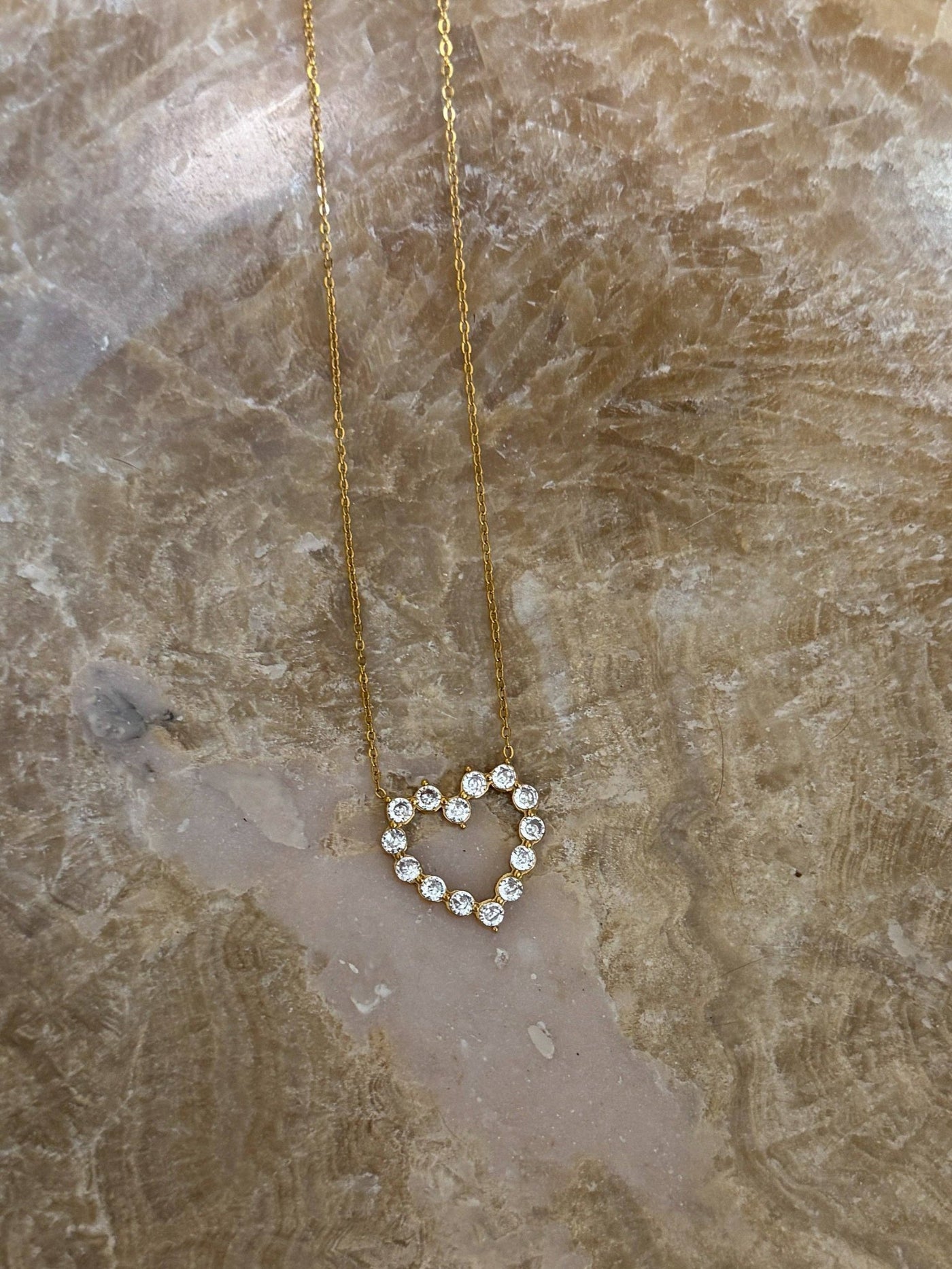Diamond Heart Necklace - Mercantile213