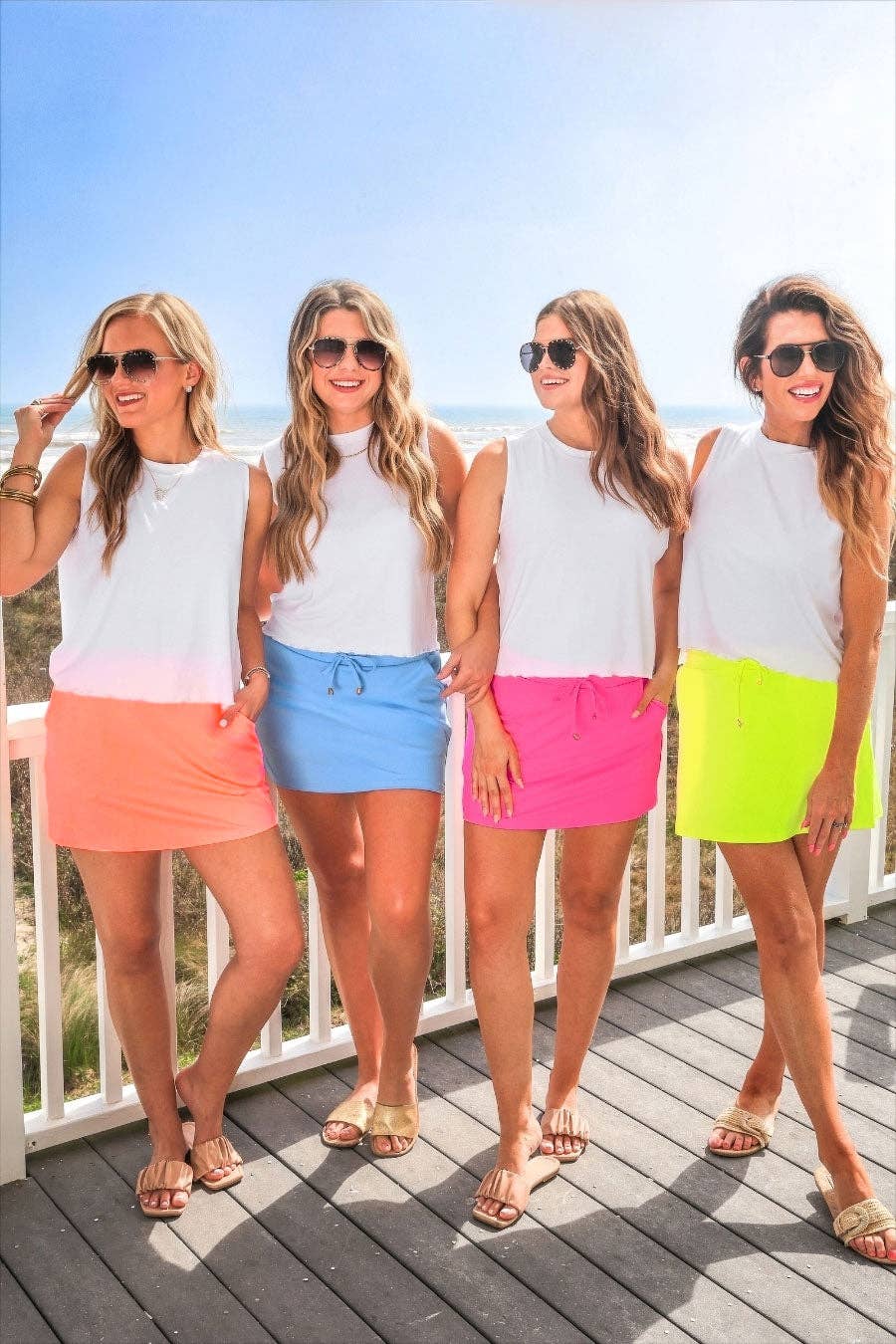 Dusty Blue Skort - Mercantile213