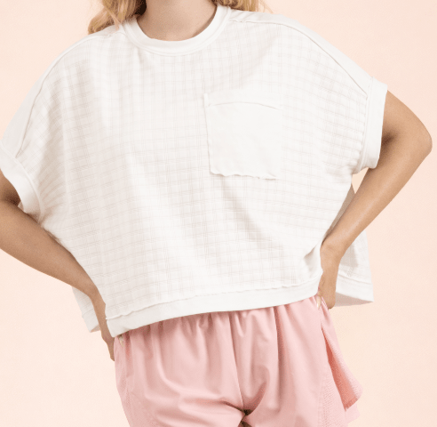 Easy Breezy Top - White - Mercantile213