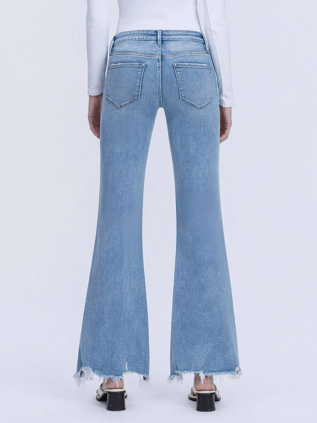 Vervet Low Rise Distressed- T7409