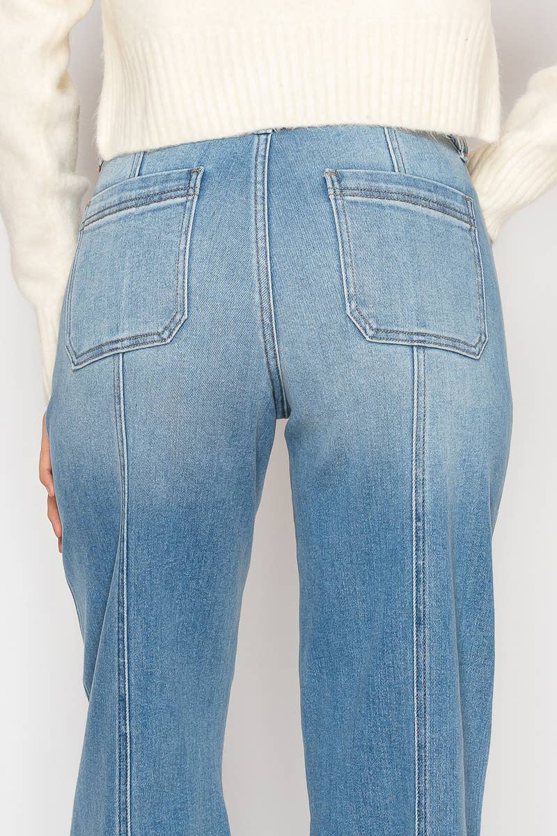 ECO Friendly Tummy Cont Slim Palazzo AV2085 - Mercantile213