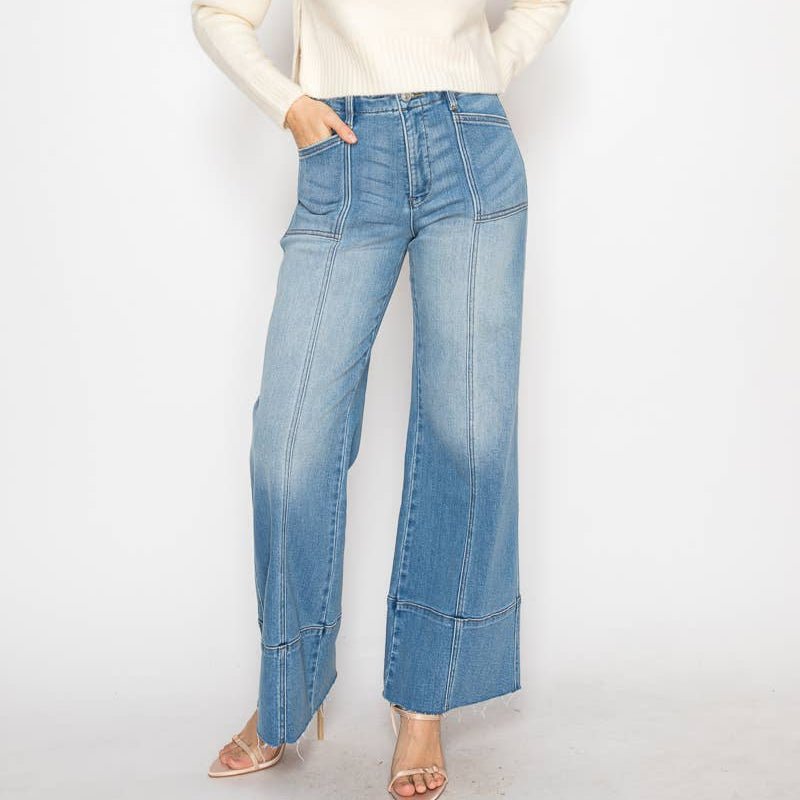 ECO Friendly Tummy Cont Slim Palazzo AV2085 - Mercantile213