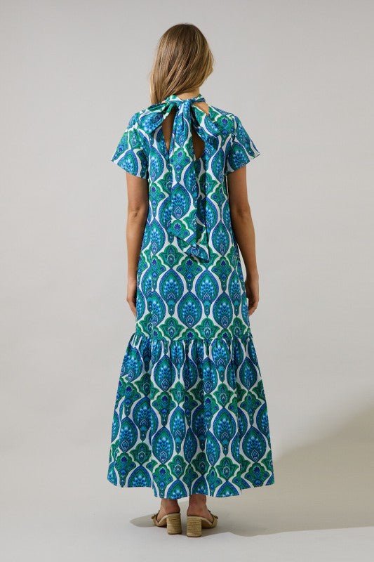 Esmery Mockneck Maxi Dress - Mercantile213