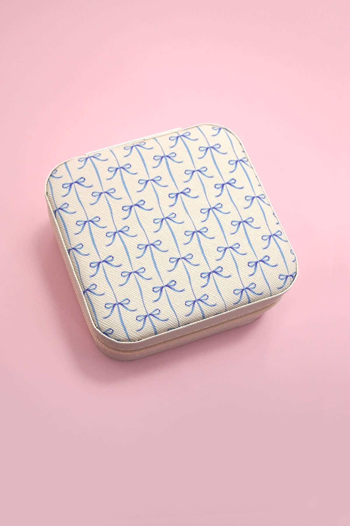 Small Jewelry Box- Pink Polka