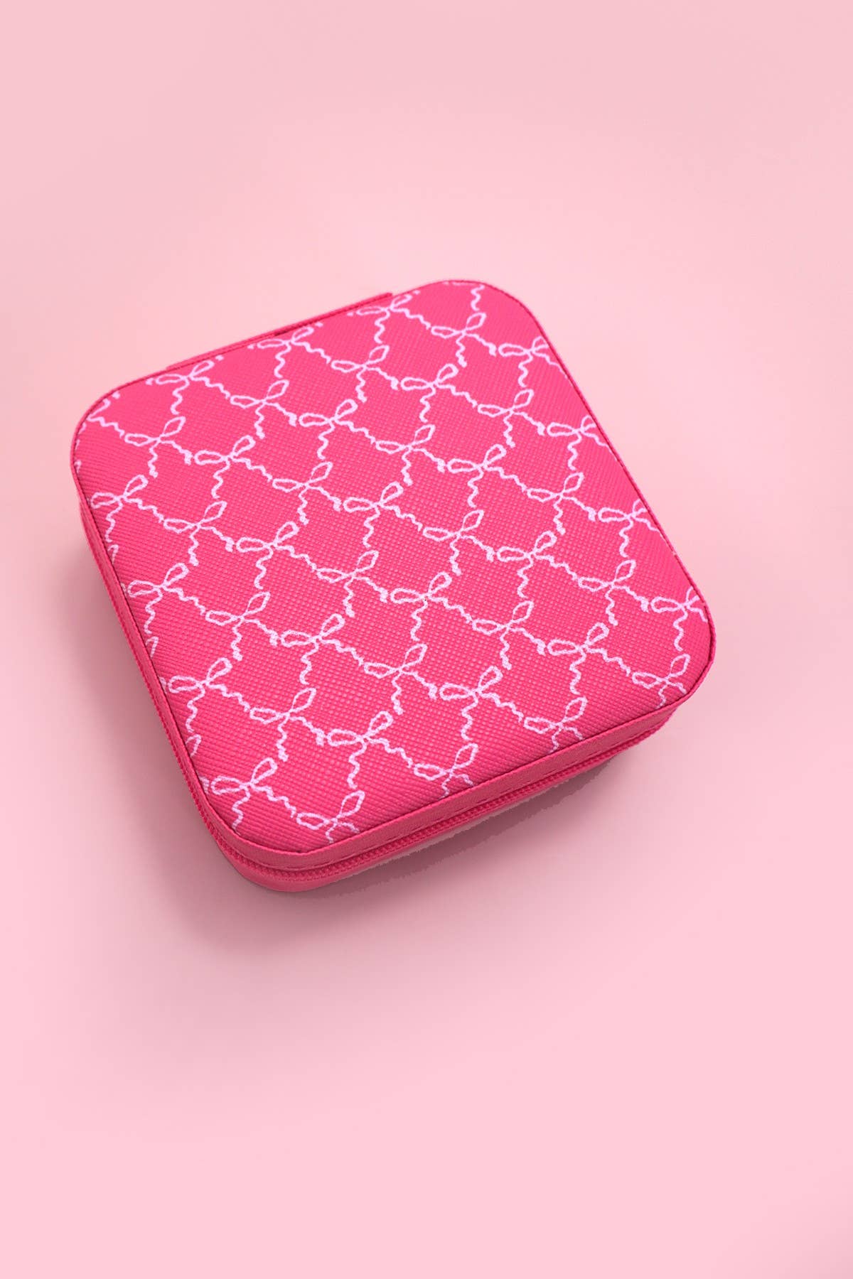 Small Jewelry Box- Pink Polka