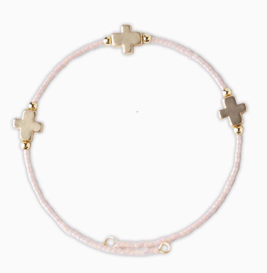 Faithful Bangle Bracelet - Champagne - Mercantile213
