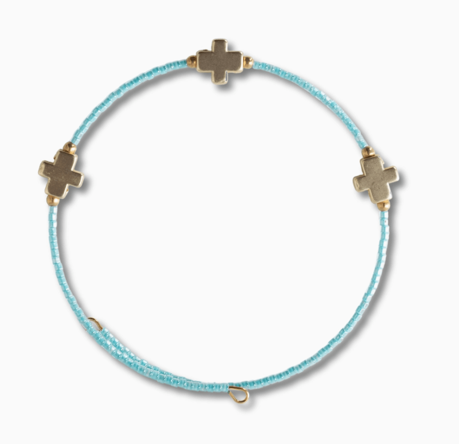 Faithful Bangle Bracelet - Turquoise - Mercantile213
