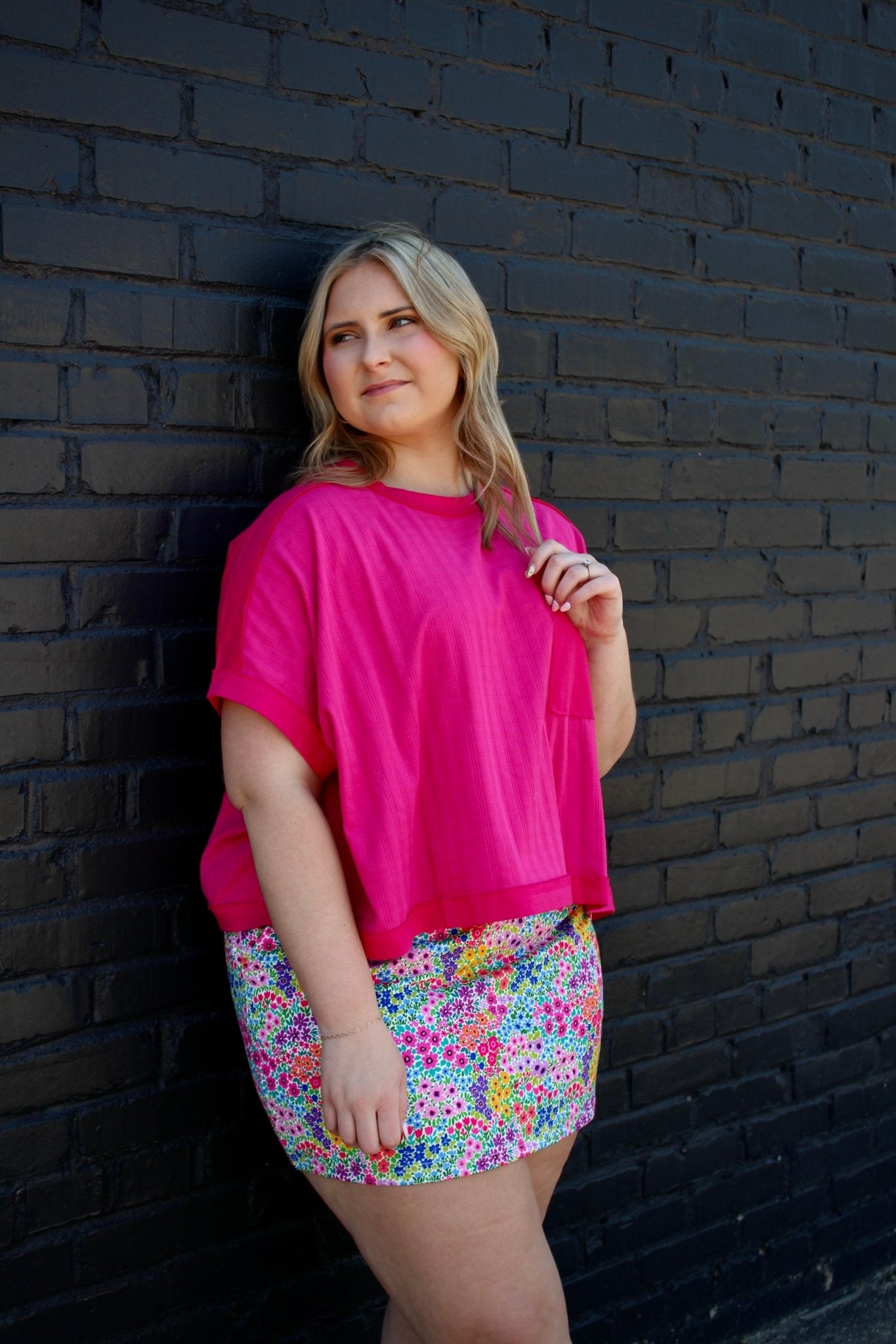 Falling for Florals Skort: Multi - Mercantile213