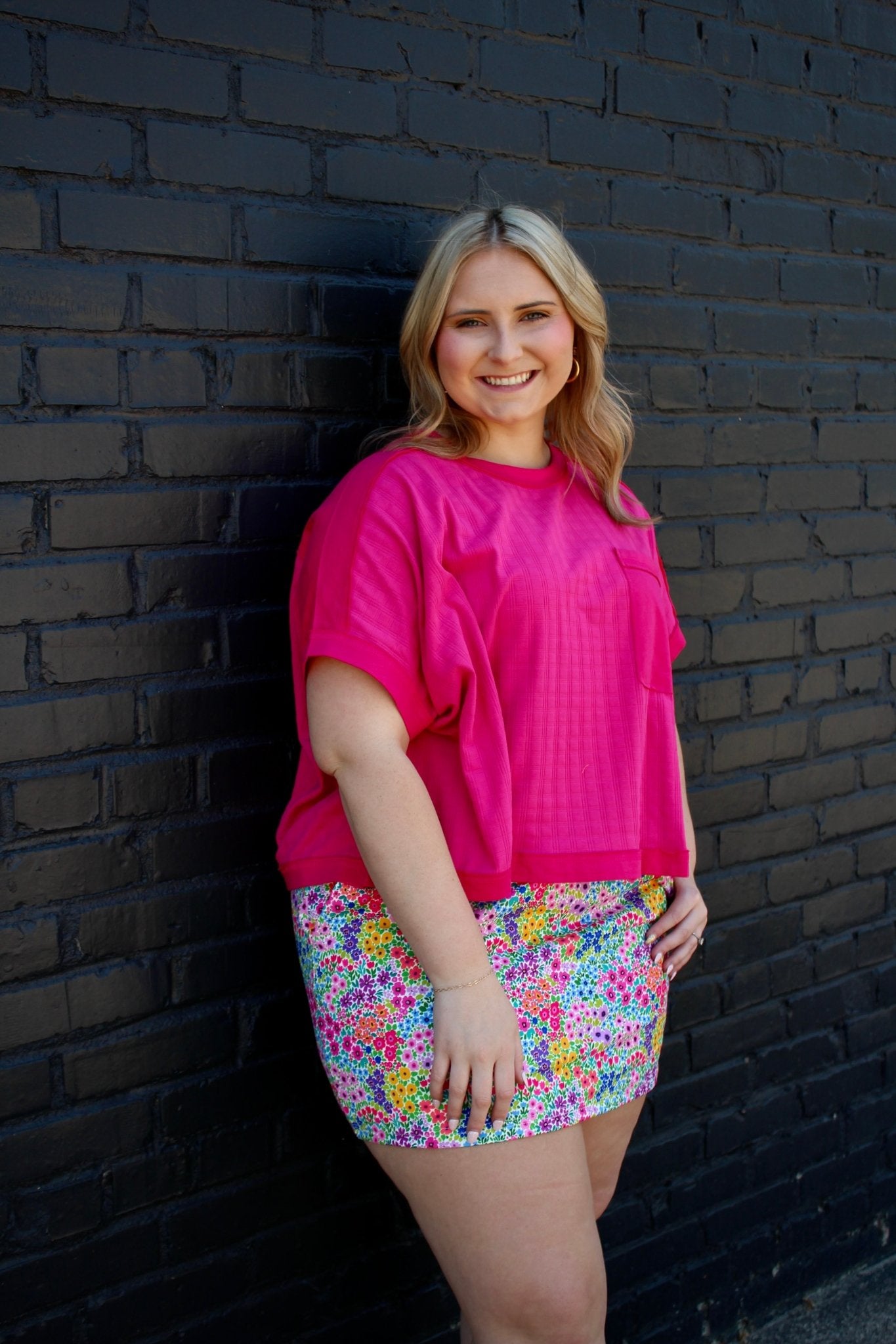 Falling for Florals Skort: Multi - Mercantile213