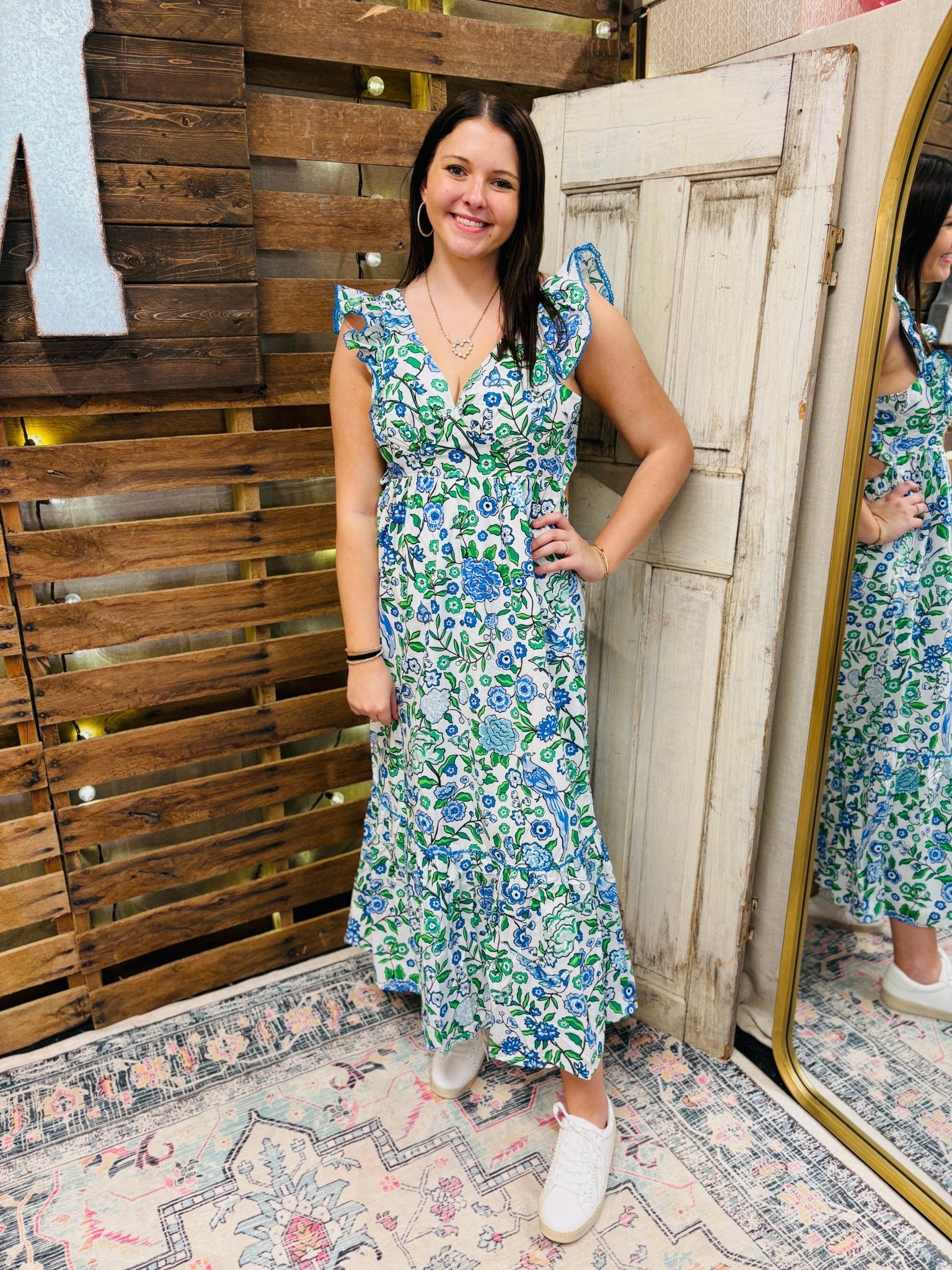 Gianne Floral Maxi Dress - Mercantile213