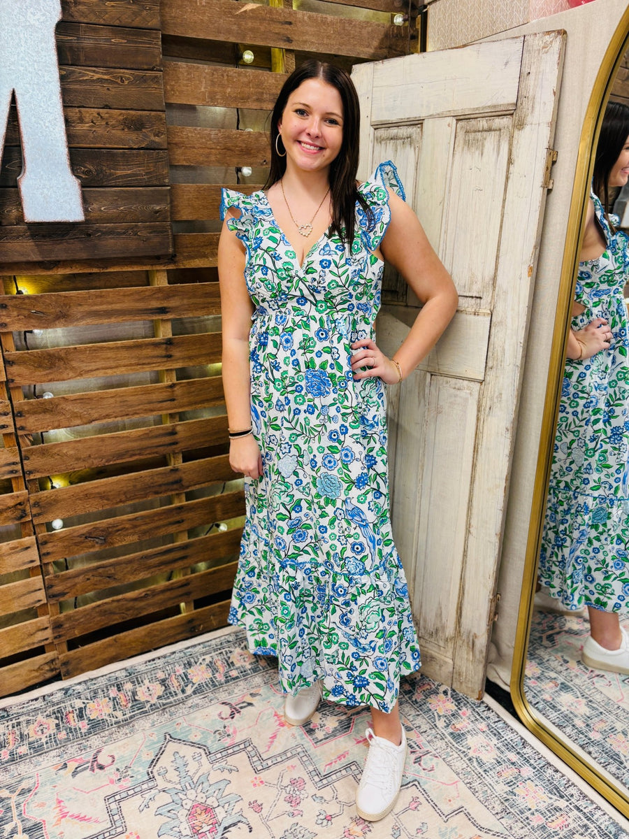 Gianne Floral Maxi Dress - Mercantile213