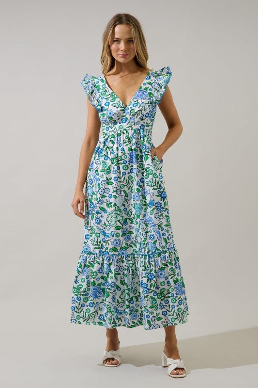 Gianne Floral Maxi Dress - Mercantile213