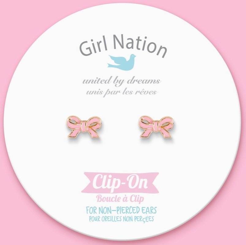 Girl Nation Clip - On Earrings - Mercantile213