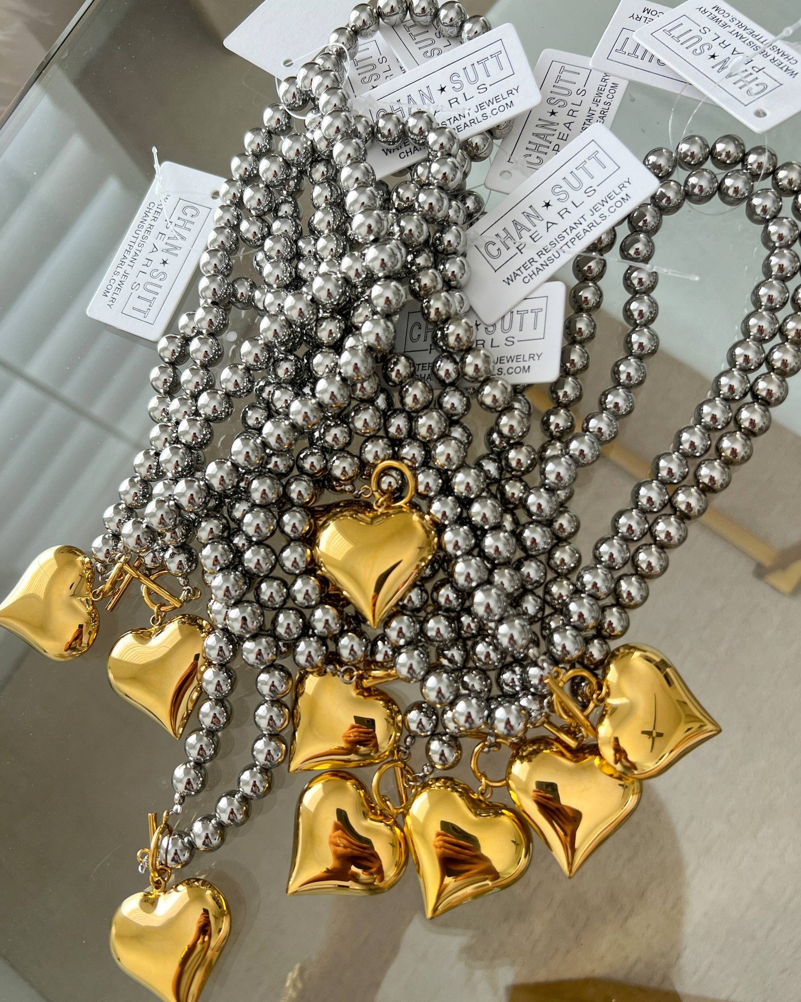 Glam Heart Necklace - Mercantile213