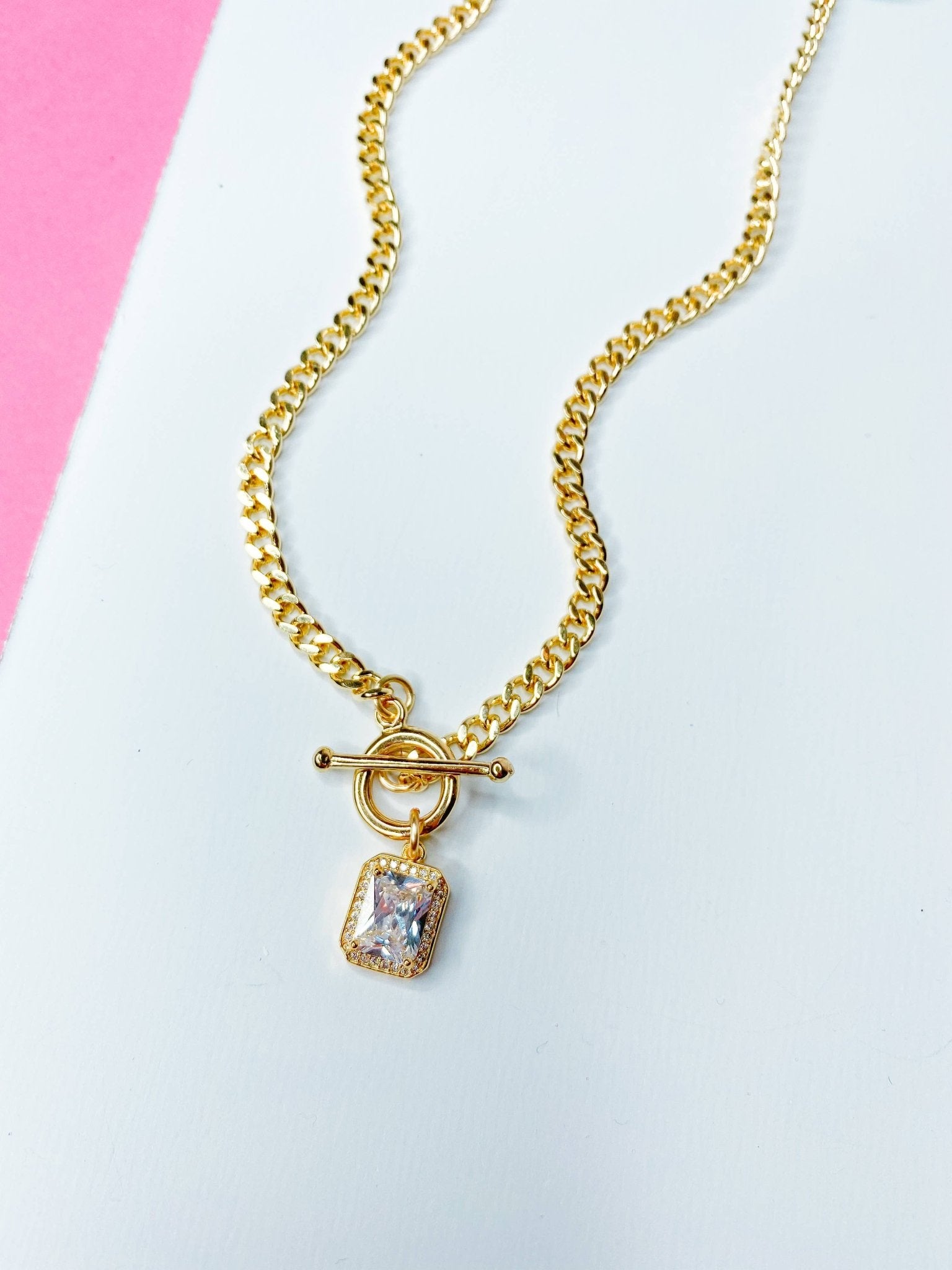 Glam Toggle Necklace - Mercantile213
