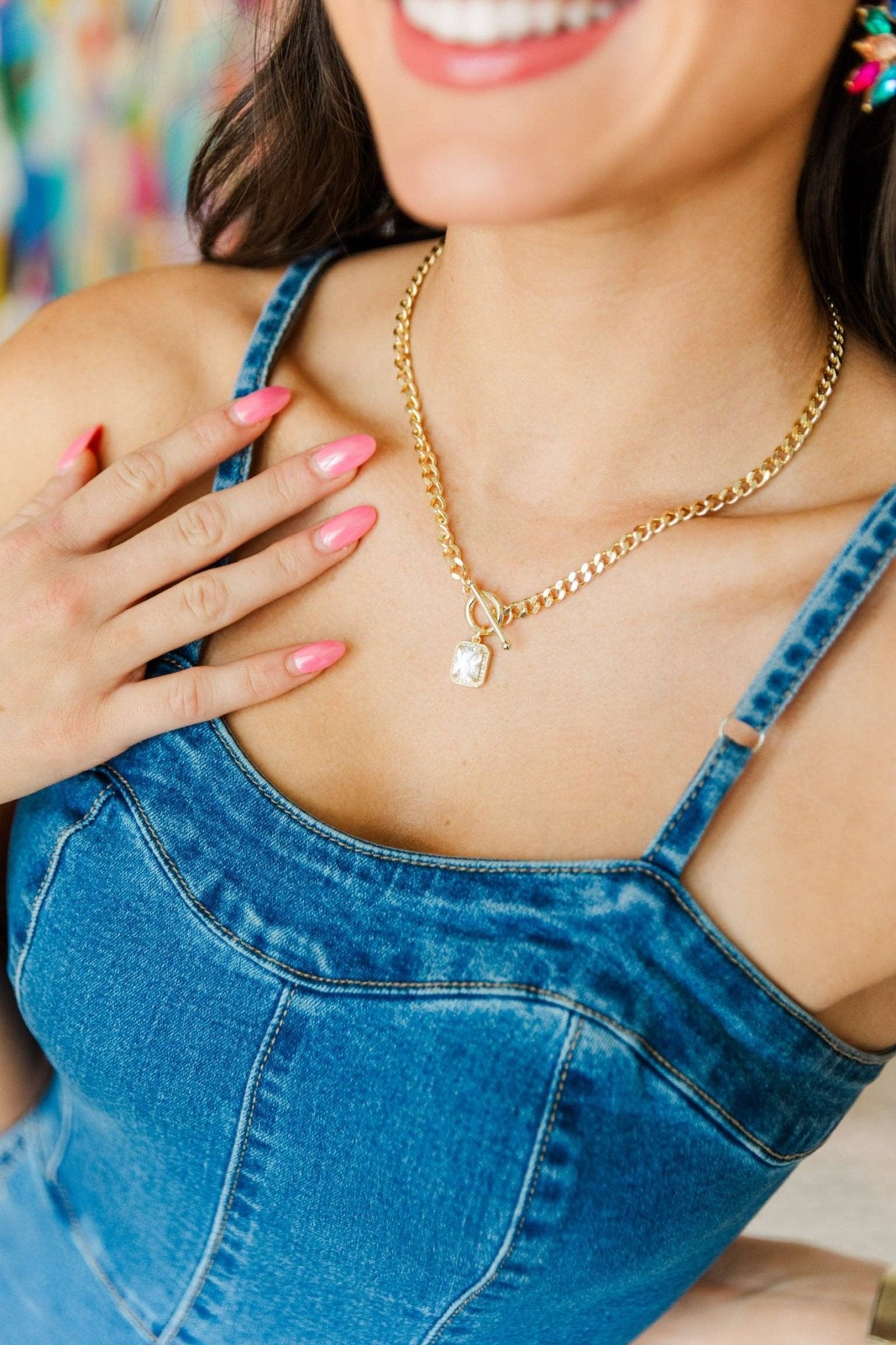 Glam Toggle Necklace - Mercantile213