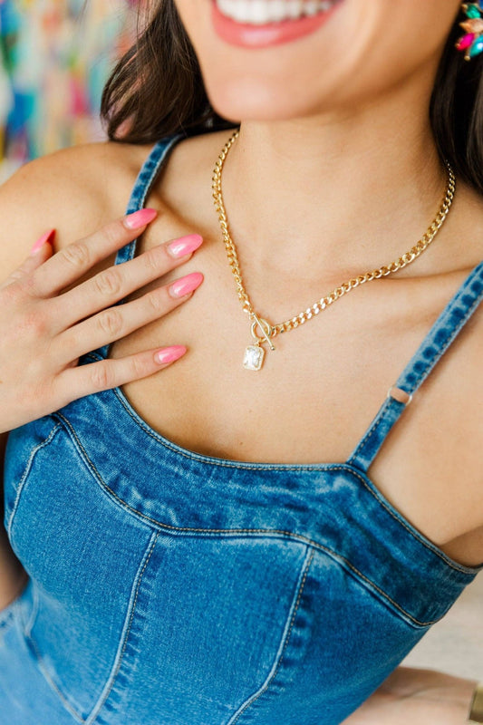 Glam Toggle Necklace - Mercantile213