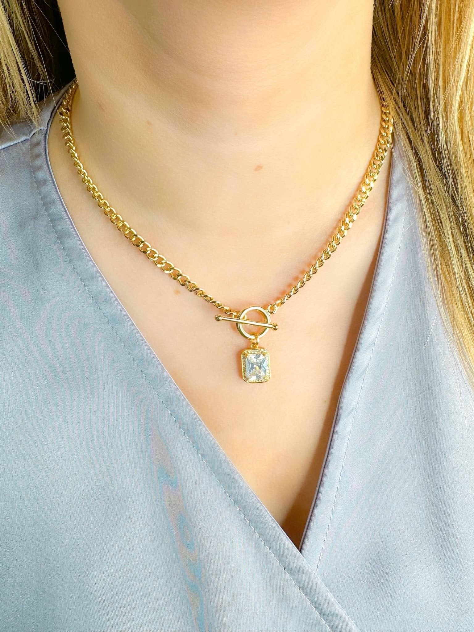 Glam Toggle Necklace - Mercantile213