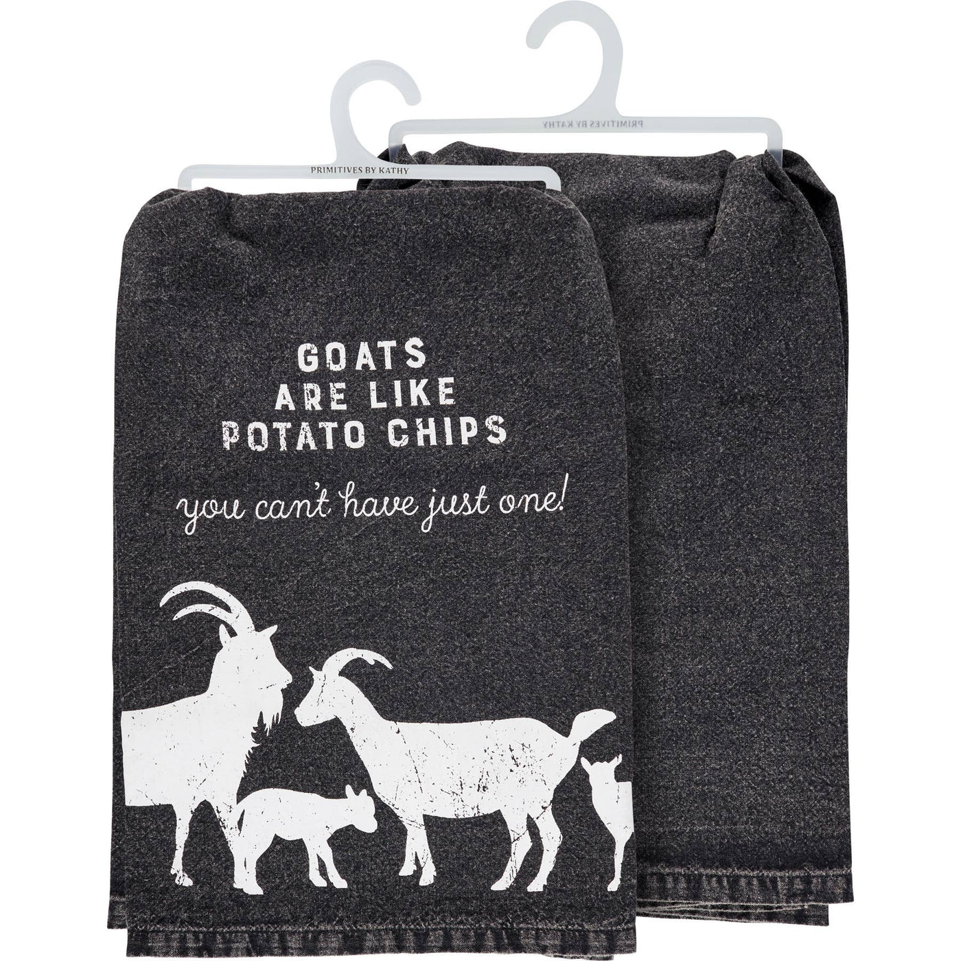Goats Like Potato Chips Kitchen Towel - Mercantile213