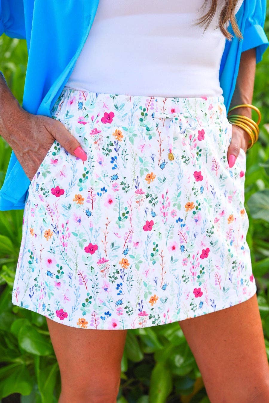Happy Blooms Skort - Mercantile213