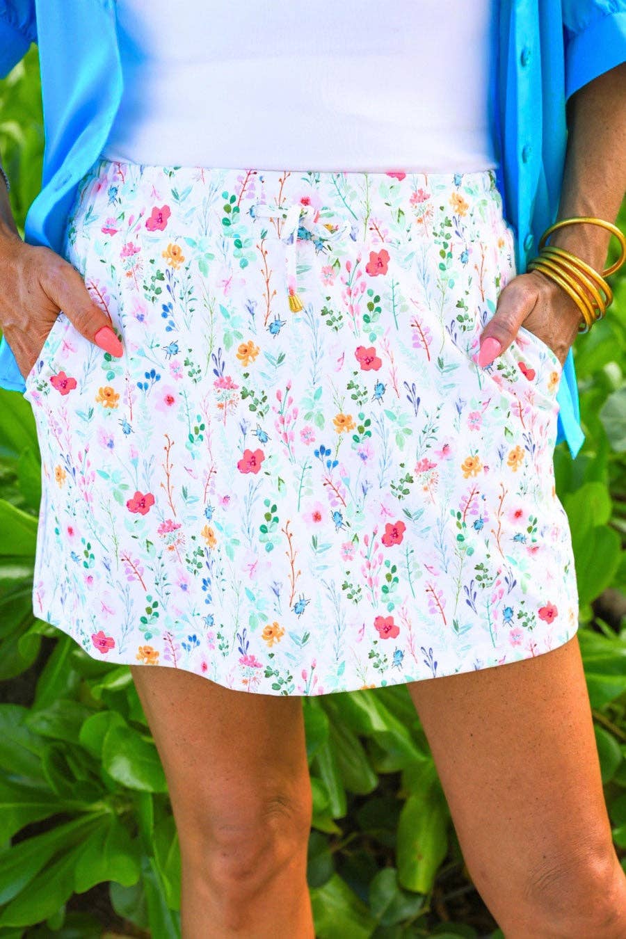 Happy Blooms Skort - Mercantile213