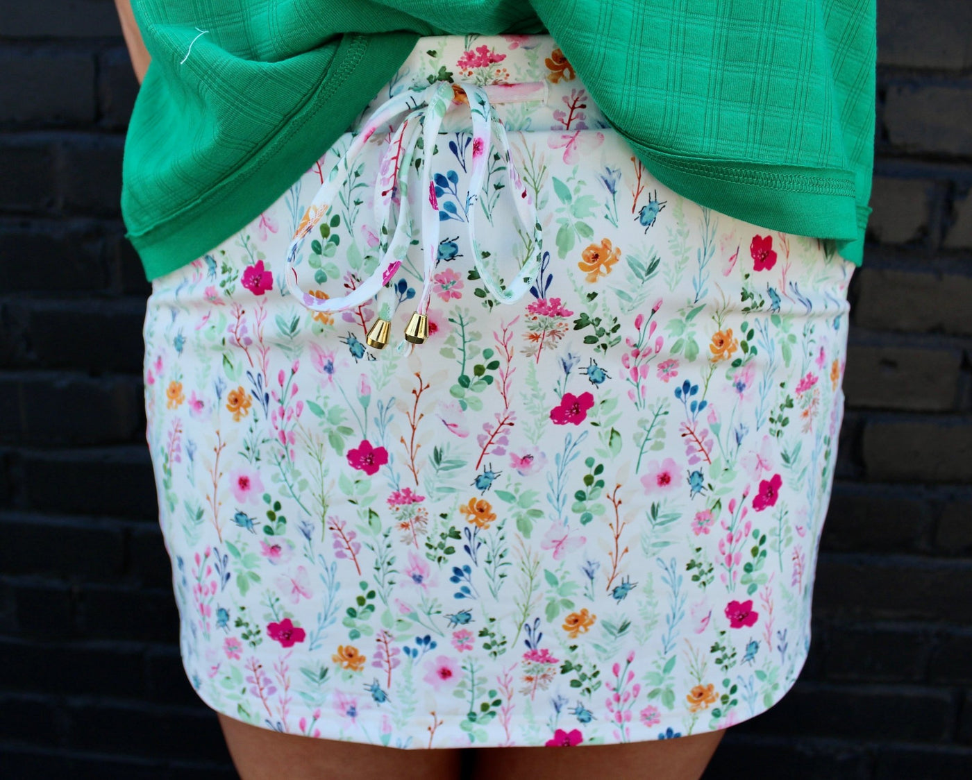 Happy Blooms Skort - Mercantile213