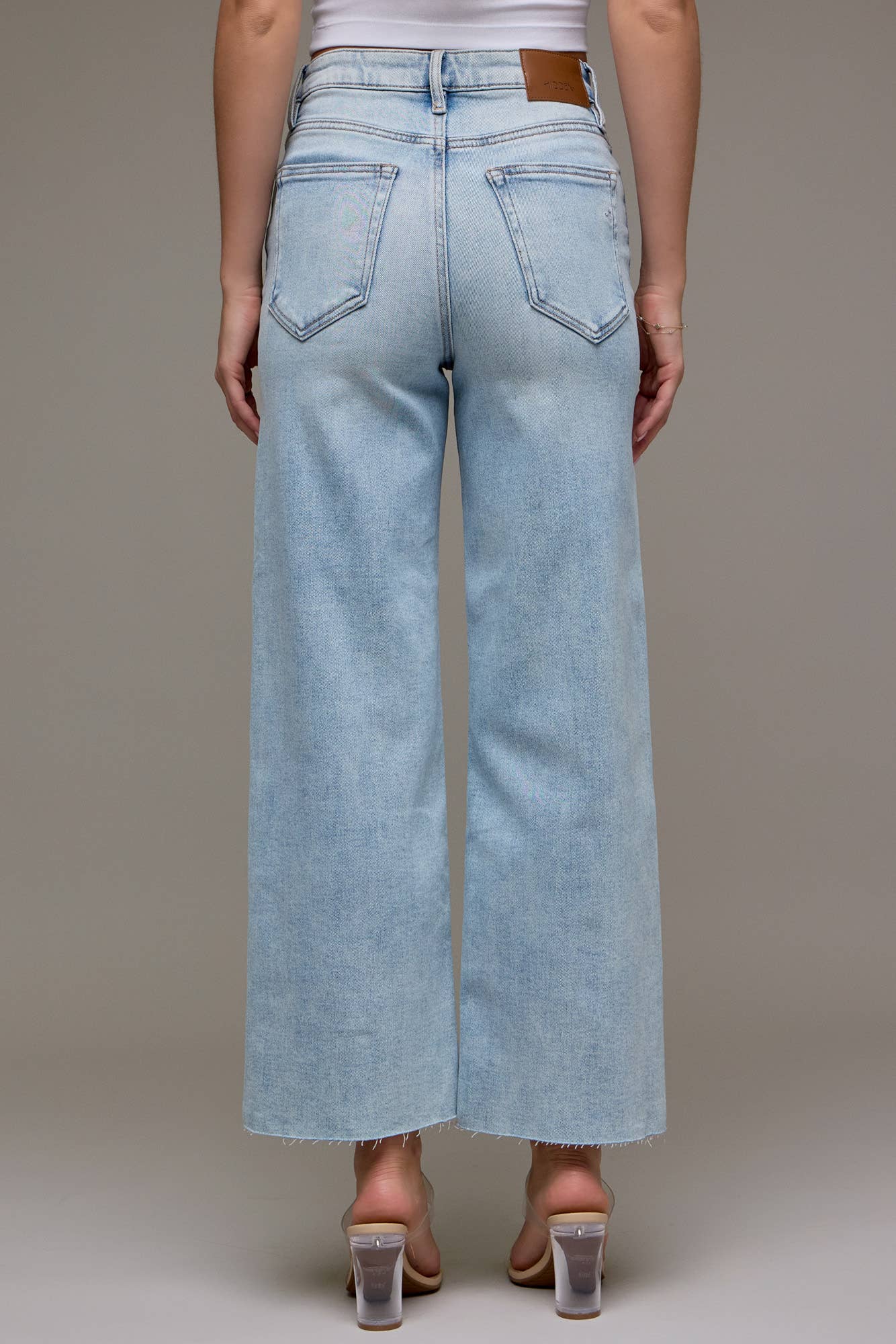 Hidden Cropped Wide Leg - HD9142C - LT - Mercantile213