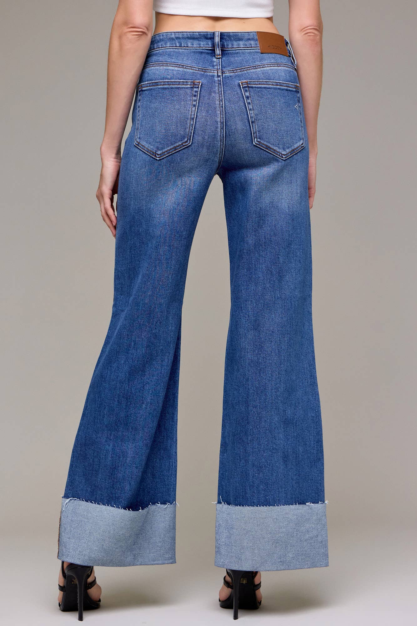 Hidden High Rise Cuffed Comfort Flare - HD3349CF - Mercantile213