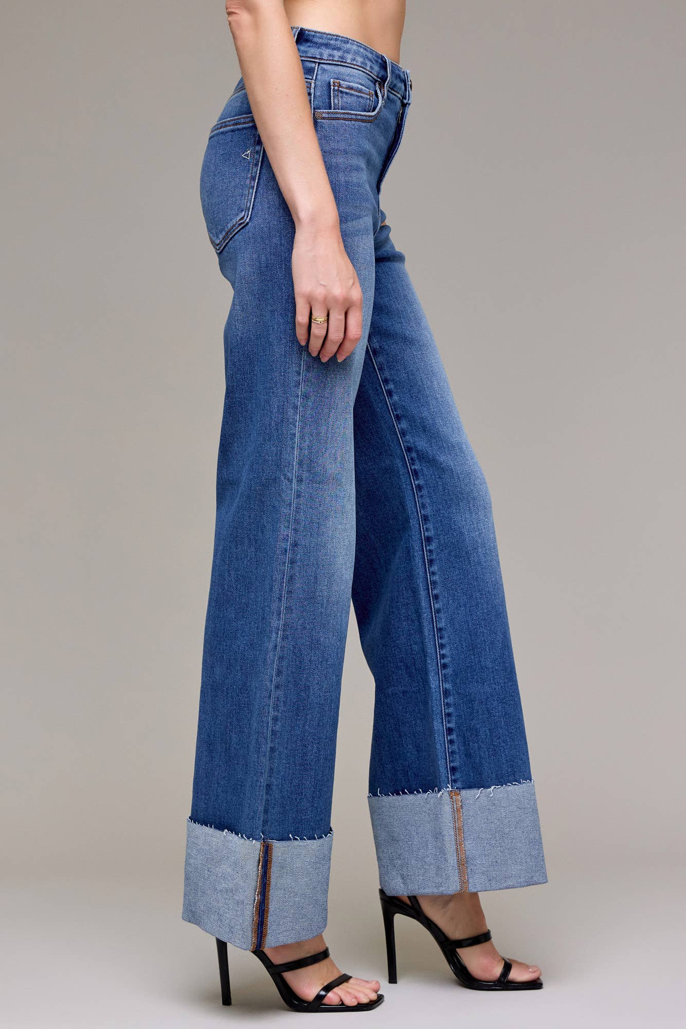 Hidden High Rise Cuffed Comfort Flare - HD3349CF - Mercantile213