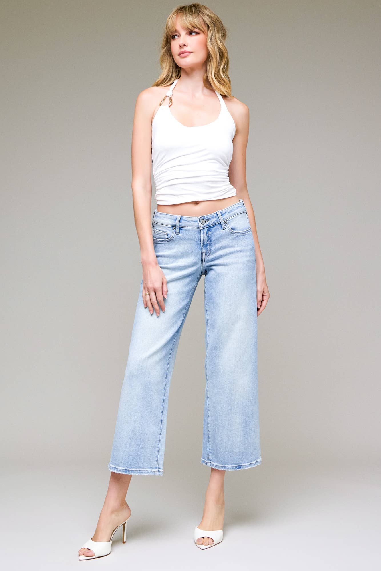 Hidden Mid Rise Dad Jean - HD9735PD - LT - Mercantile213