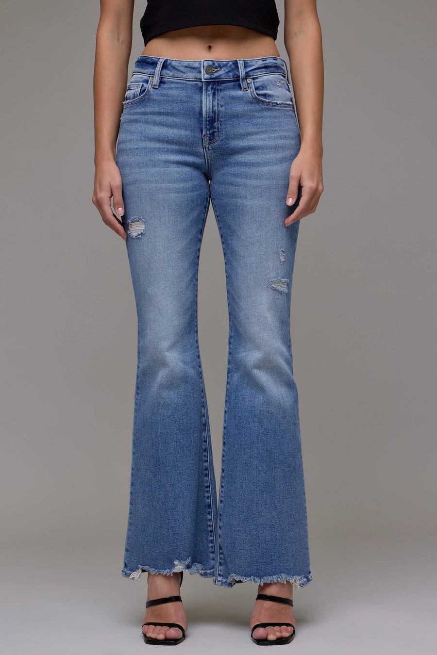 Hidden Mid Rise Flare - HD3307 - Mercantile213