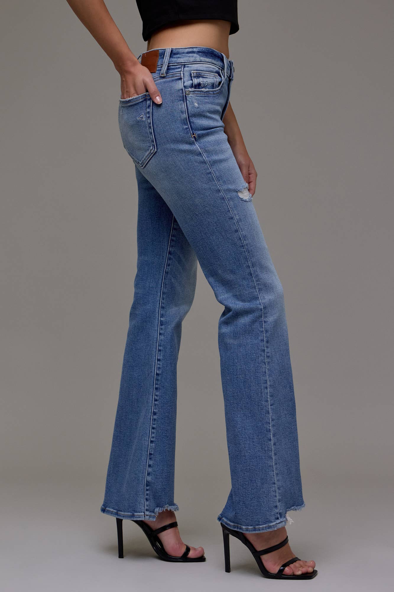 Hidden Mid Rise Flare - HD3307 - Mercantile213