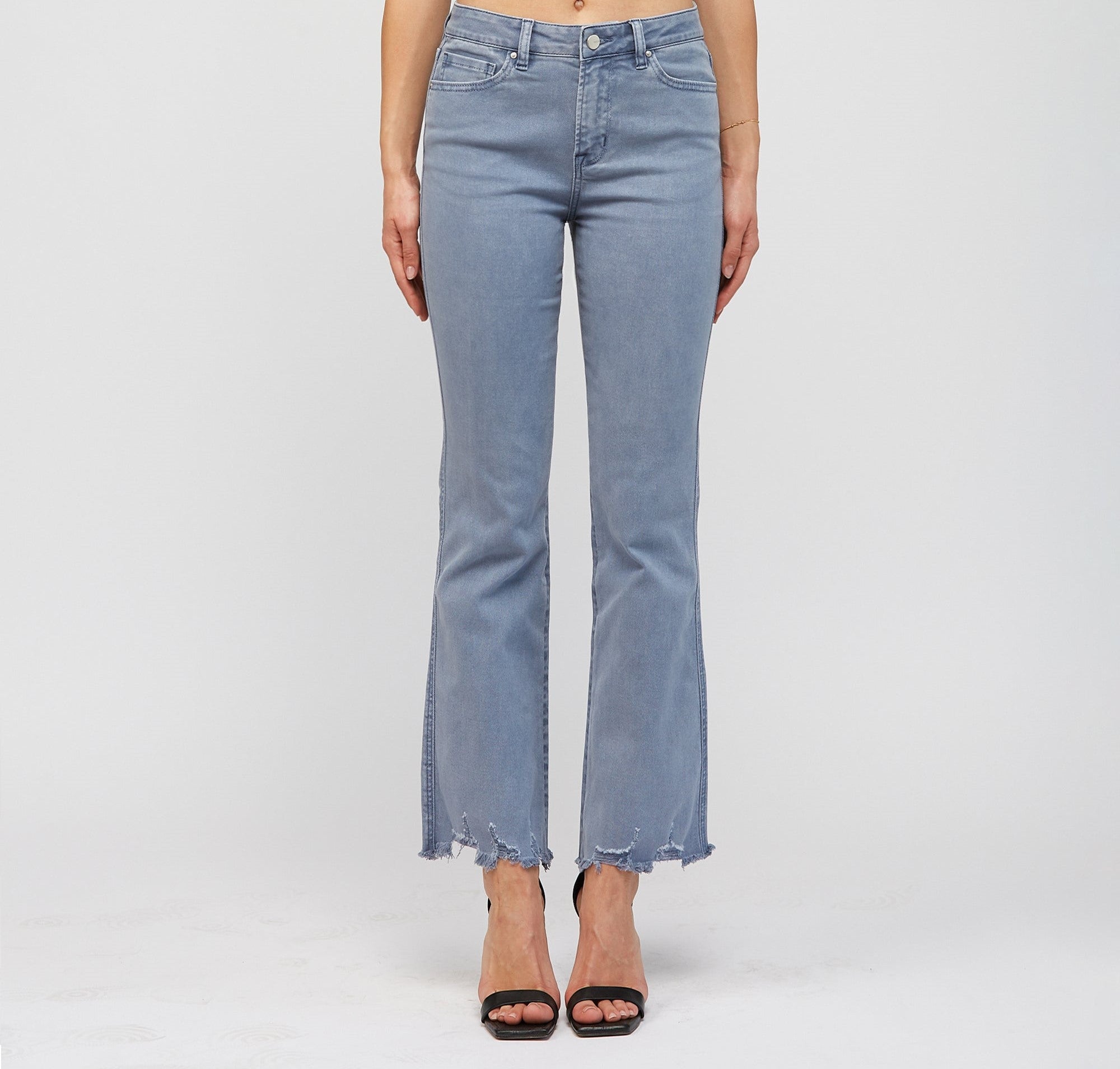 High Rise Flare Crop - MDP - F3139BS - Mercantile213