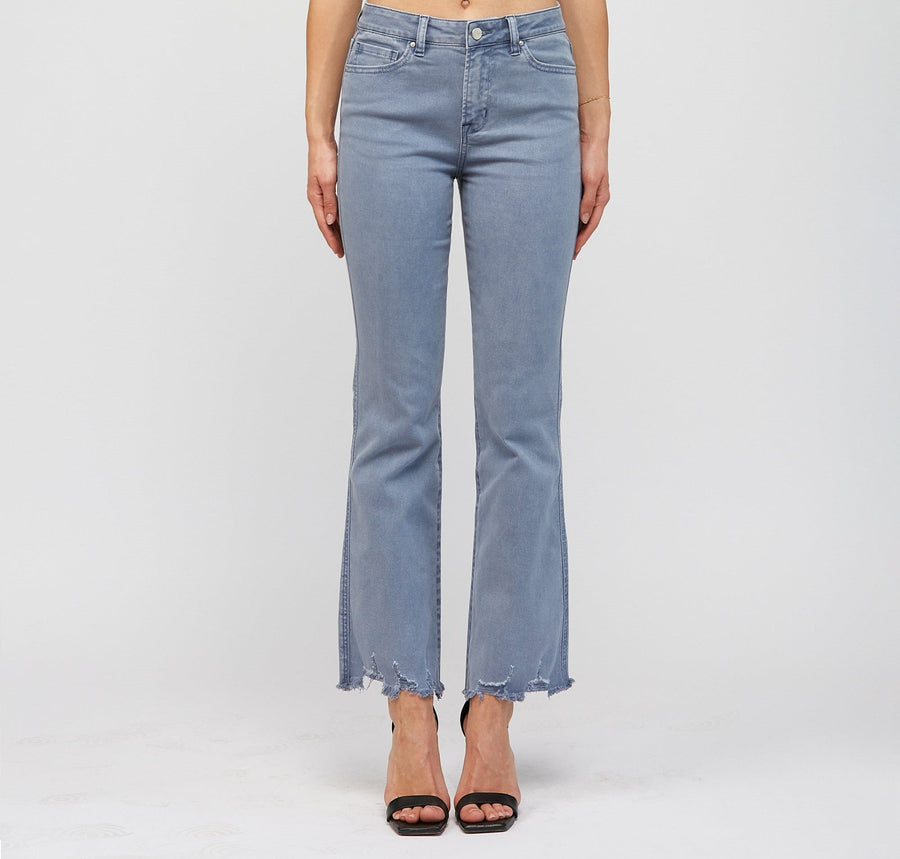 High Rise Flare Crop - MDP - F3139BS - Mercantile213