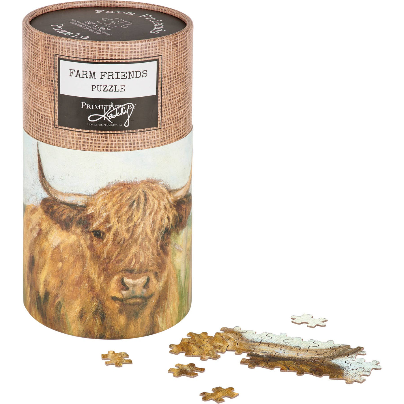 Highland Cow Puzzle - Mercantile213