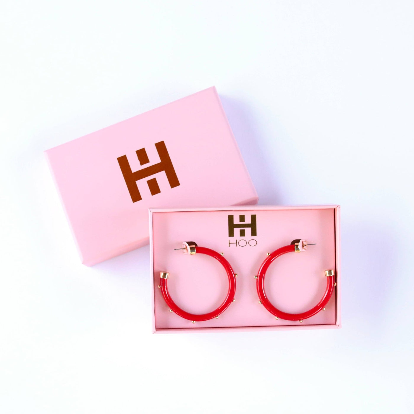 Hoo Hoops - Red with Gold Balls - Mercantile213