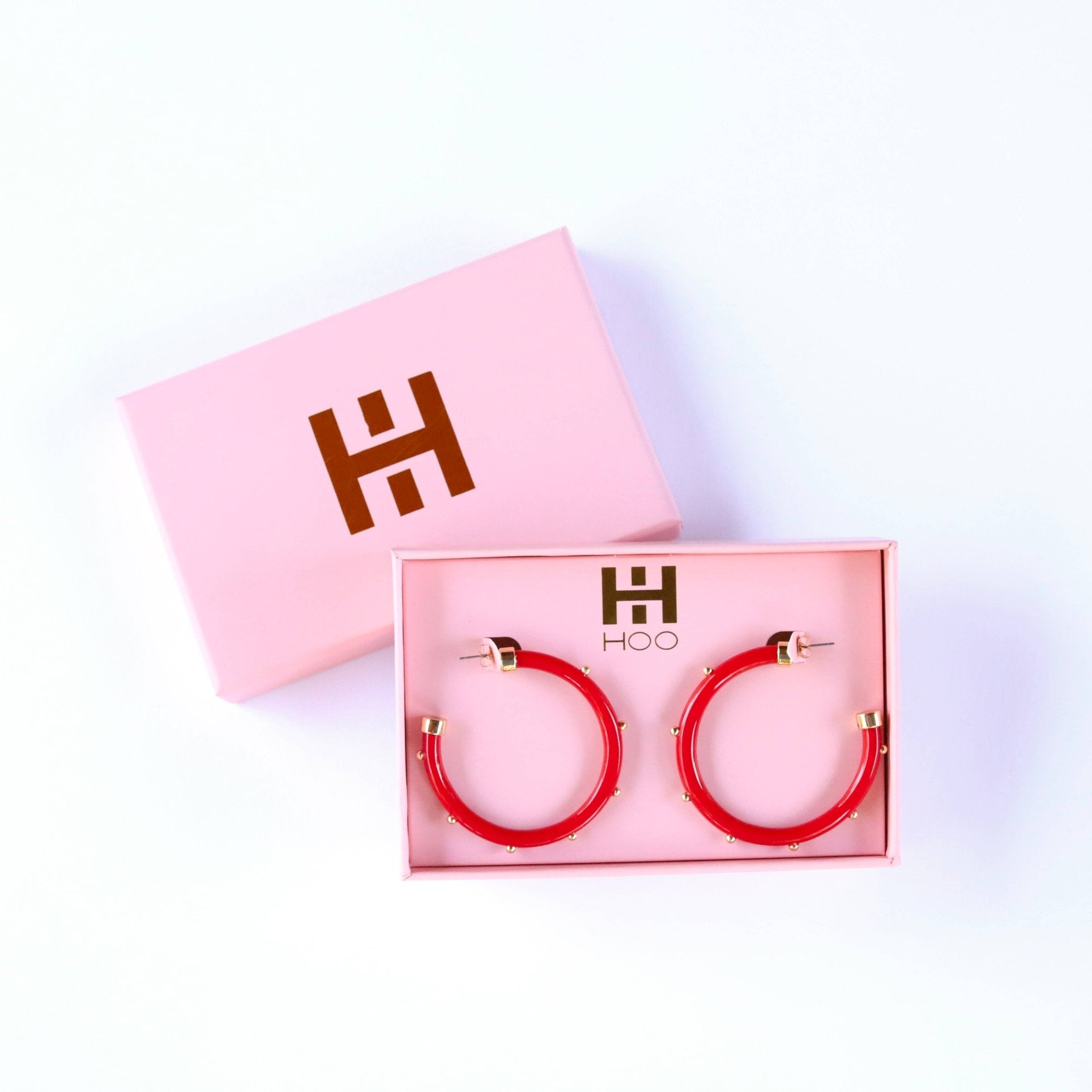 Hoo Hoops - Red with Gold Balls - Mercantile213