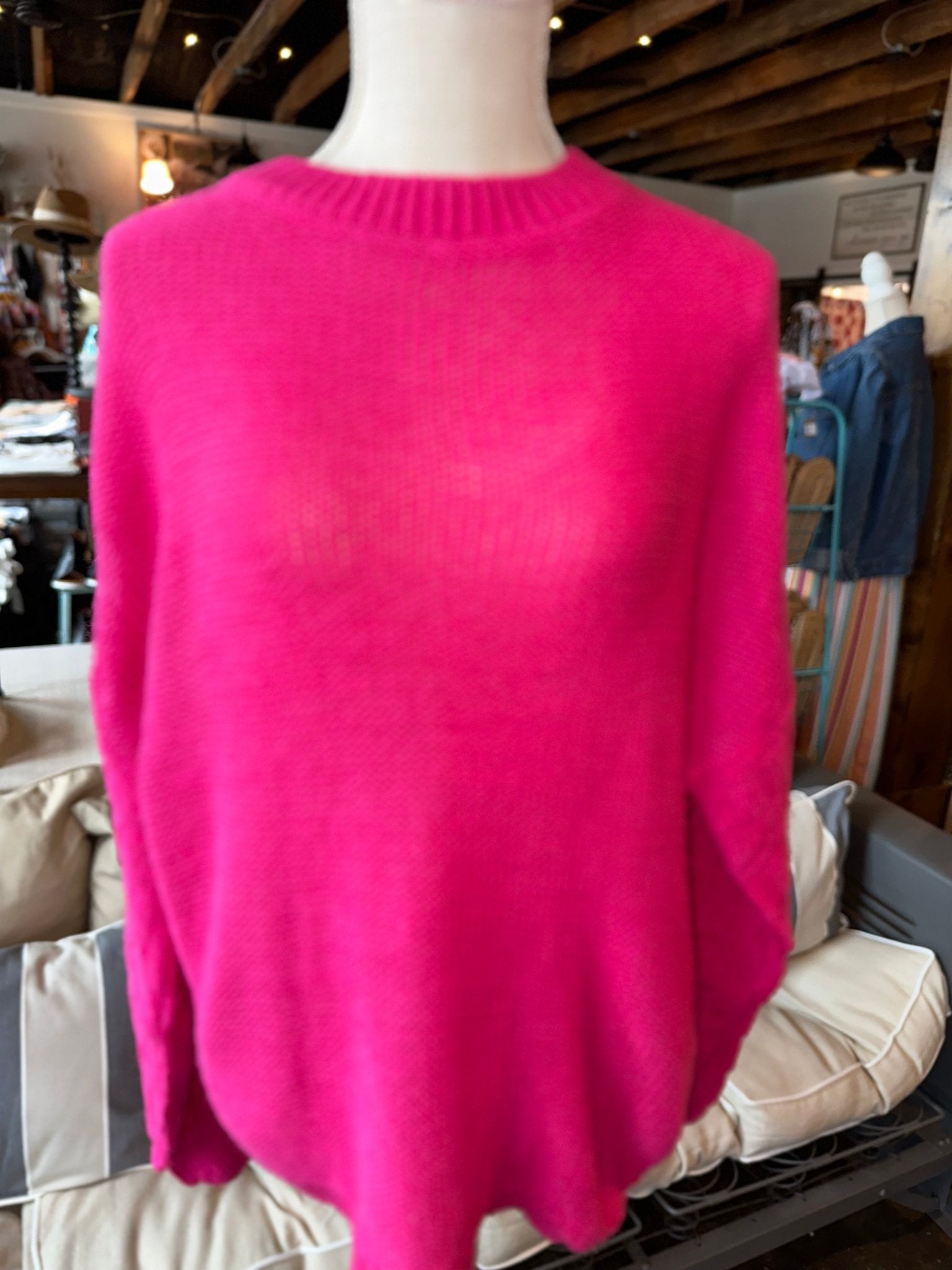 Hot Pink Sweater - Mercantile213