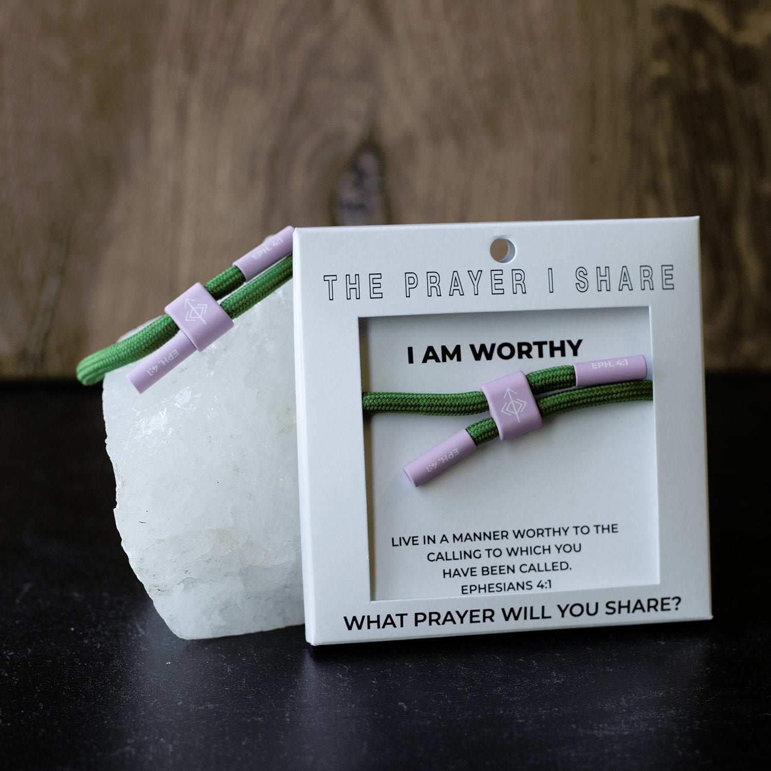 I AM WORTHY Bracelet, Christian Cord Bracelet - Mercantile213