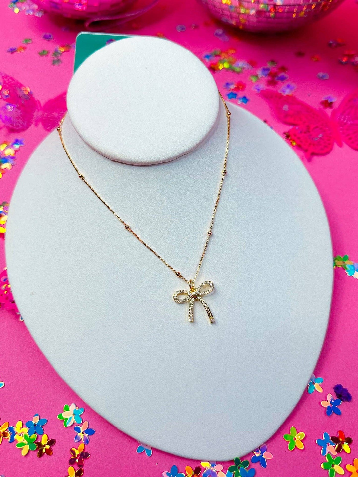 Isabella Bow Necklace - Mercantile213