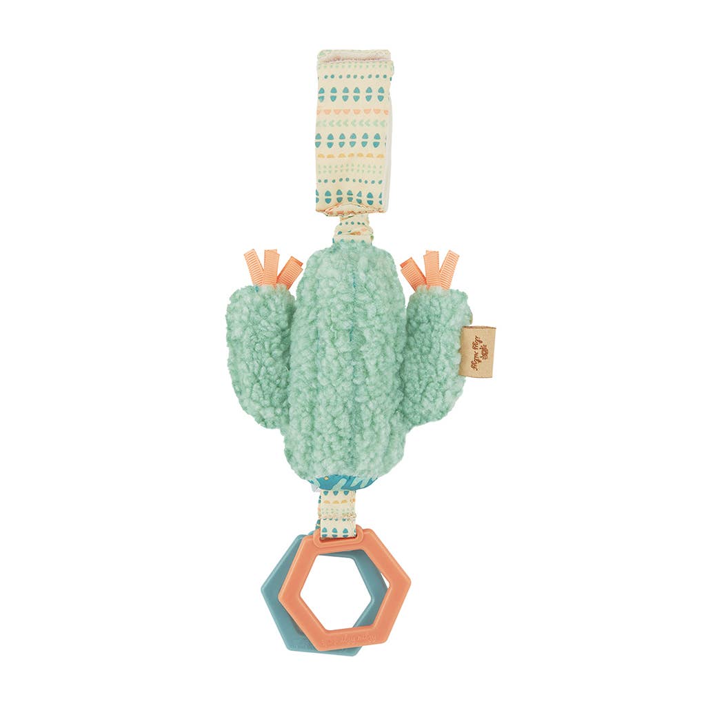 Itzy Friends Ritzy Jingle™ Attachable Travel Toy: Cactus - Mercantile213