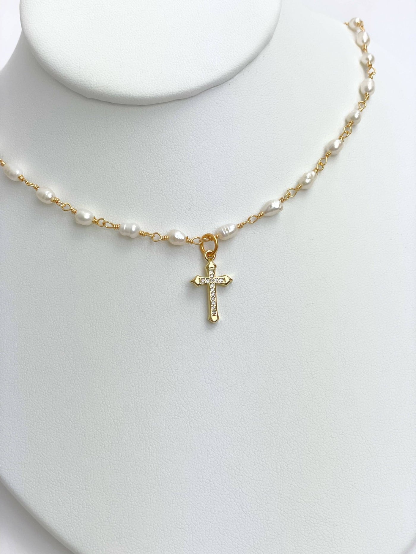 Jacee Cross Necklace - Mercantile213