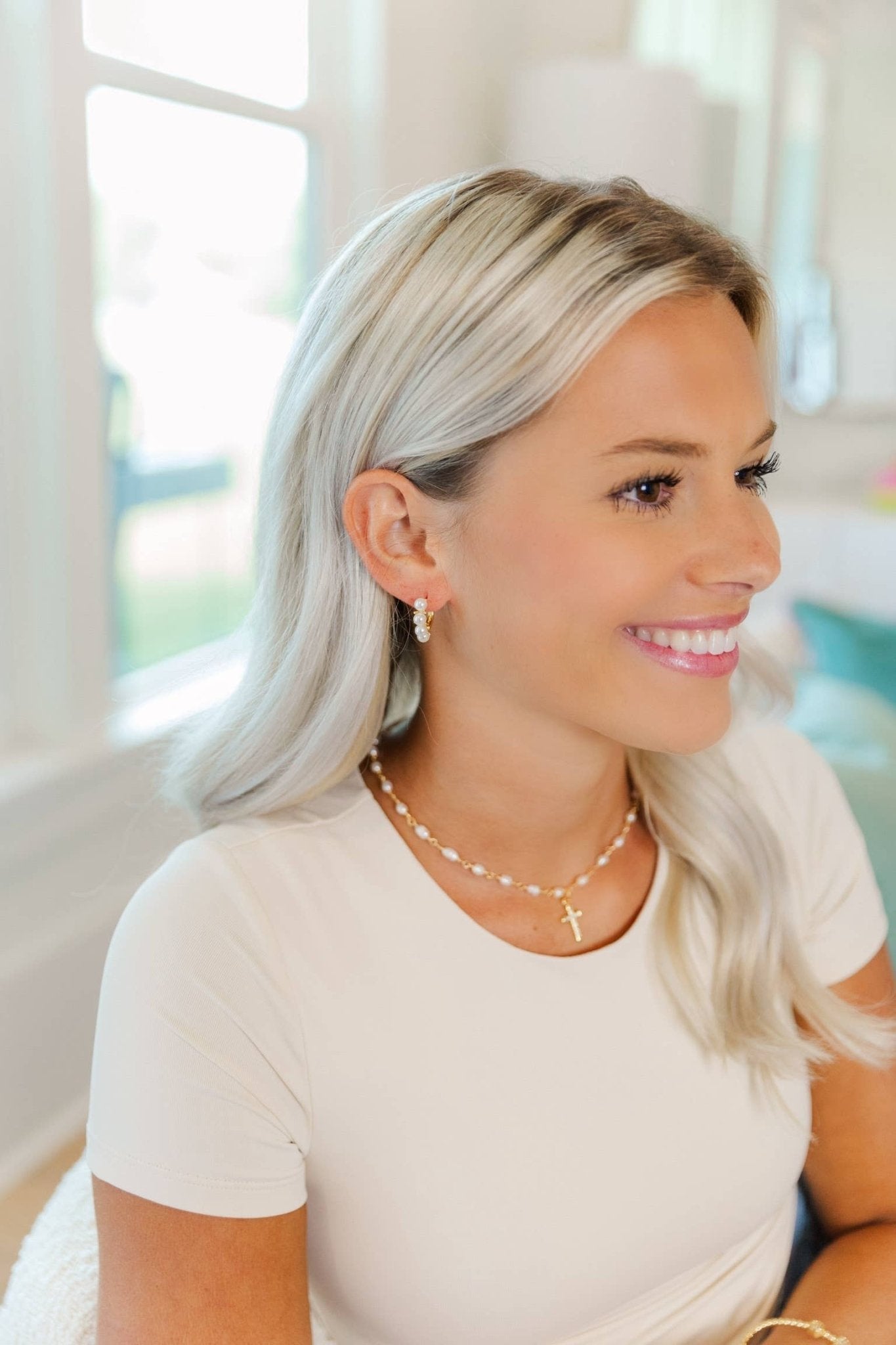 Jacee Cross Necklace - Mercantile213